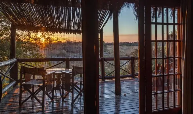 River Chalet Golden Hour