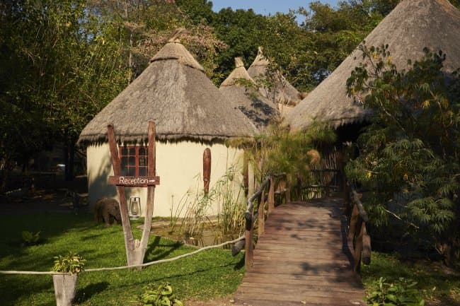 Lodge Reception Entrance