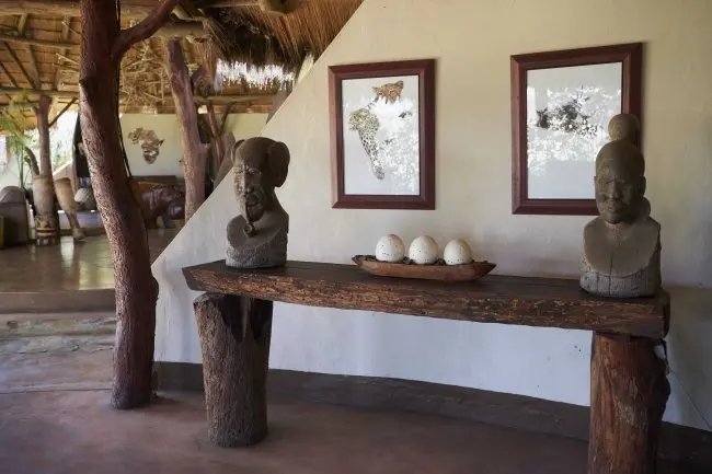 Interior Decor with African Sculptures