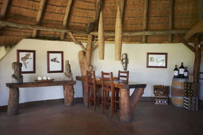 Indoor Dining Room with Decor